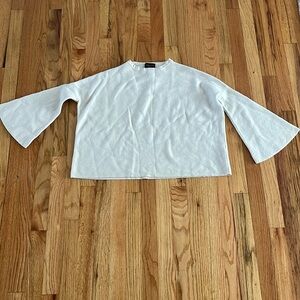 ROBERTO COLLINA bell sleeve merino wool sweater size small
